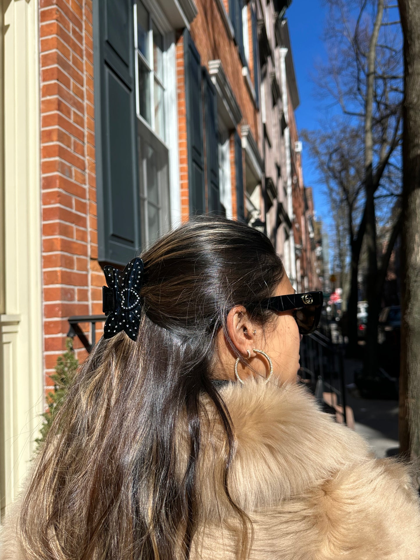 Bow Clip in Noir