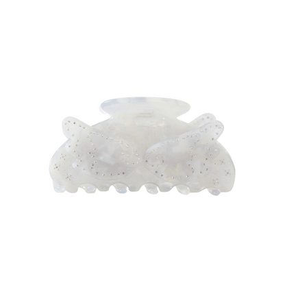 The Winged Claw Clip in Snow Angel