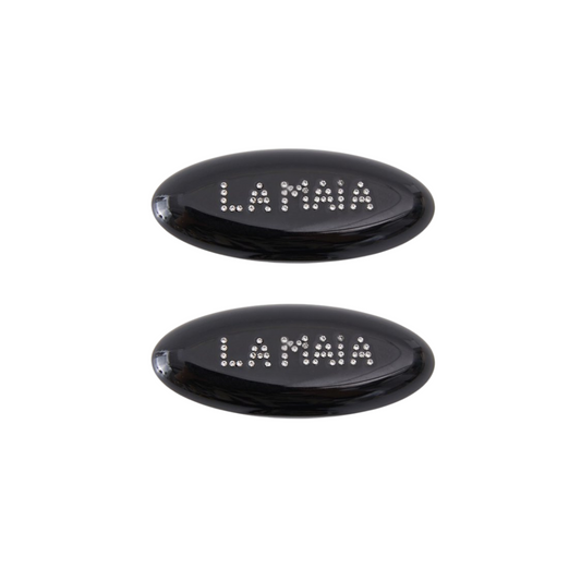 The La Maia Clips in Noir (Set of 2)