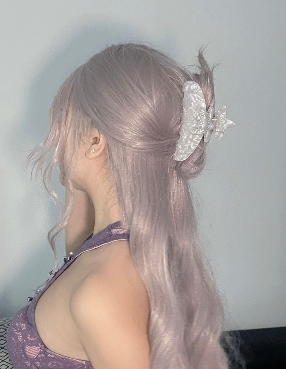 Moonstone Hair Clips