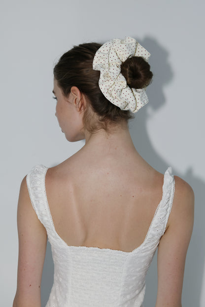 The Polka Dot in Cherry Scrunchie