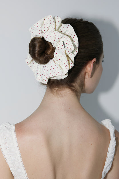 The Polka Dot in Cherry Scrunchie