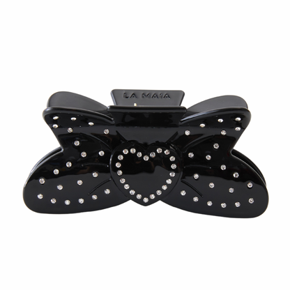 Bow Clip in Noir