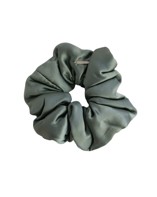 Seafoam Green Silk Pillow Scrunchie